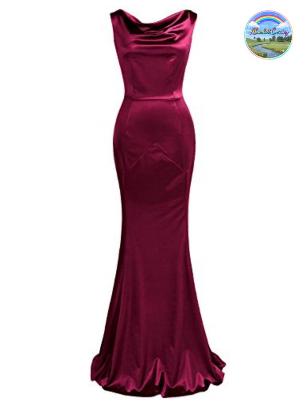 MUXXN Elegant Mermaid Sleeveless Formal Evening Dress